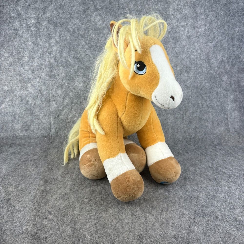 Build-A-Bear Horses & Hearts Palomino Plush Stuffed Animal‎ BAB Horse